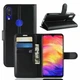 Классический чехол-книжка Deexe Book Type для Xiaomi Redmi Note 7 / Note 7 Pro - Black - изображение 1