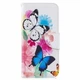 Чехол с рисунком Deexe Color Wallet для Xiaomi Redmi Note 7 / Redmi Note 7 Pro - Butterflies and Flowers - изображение 2