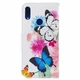 Чехол с рисунком Deexe Color Wallet для Xiaomi Redmi Note 7 / Redmi Note 7 Pro - Butterflies and Flowers - изображение 3