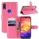 Чохол-книжка Deexe Book Type для Xiaomi Redmi Note 7 / Note 7 Pro - Rose - зображення 1