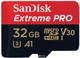 Карта памяти SanDisk 32GB microSD class 10 V30 A1 UHS-I U3 4K Extreme Pro (SDSQXCG-032G-GN6MA) - изображение 1