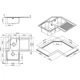Кухонная мойка угловая двойная Apell Angolo ROAN2B90ILBC 830х830х500, brushed (35780) - изображение 3