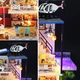 3D Румбокс DIY House "Домик на берегу моря" Doll House Кукольный Домик от CuteBee (V678SA) - изображение 5