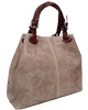 Женская кожаная сумка Italian bags DB6929 gray brown - изображение 2