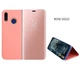 Чехол Mirror для Huawei P Smart Plus / Nova 3i / INE-LX1 книжка зеркальный Clear View Rose - изображение 4
