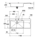 Кухонна мийка Grohe Sink K1000 31581SD0 - зображення 2