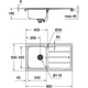 GROHE Комплект Мийка для кухні 860 x 500 мм з ексцентриком, 1 чаша + Minta Змішувач одноважільний для мийки (31573sd0) (31573SD0) - изображение 3