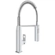 Змішувач для кухні Grohe Eurocube з висувним виливом, хром (31395000) - изображение 1