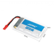 Акумулятор для JJRC H68 / Zhenhuading Z13, 1800 mah, 3.7V, 30c - зображення 2