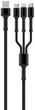Кабель Colorway 3в1 (Lightning+MicroUSB+Type-C) 4.0A 1.2 м Grey (CW-CBU3003-GR) - изображение 1