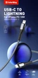 Кабель ColorWay Type-C - Apple Lightning (PD Fast Charging) 3.0А (30W) 2 м Grey (CW-CBPDCL036-GR) - изображение 10