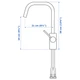 Смеситель кухонный IKEA ALMAREN 004.551.61 - изображение 5