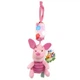 Погремушка подвесная Пятачок UKC Baby Play игрушка со звуковым колькольчиком 34х9 см Разноцветная (Disney-04) - изображение 1