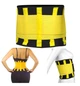 Пояс для похудения Hot Shapers Belt Power на липучке желтый, размер M (SV1117) - изображение 4