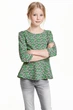 Туніка H&M 170см зелений квіти 3477033 - зображення 1