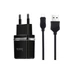 Сетевое зарядное устройство Hoco C12 2 USB 2.4A Micro-USB черное - изображение 1