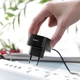 Сетевое зарядное устройство Hoco C70A USB QC черное - изображение 2