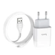 Зарядний пристрій Hoco C72A USB 2.1A Lightning білий - зображення 3