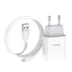 Сетевое зарядное устройство Hoco C73A 2 USB 2.4A Lightning белое - изображение 3