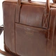 Сумка мужская кожаная Tom Stone 7151 R для ноутбука 15,6" коньячного цвета + кожаный картхолдер в подарок - изображение 7