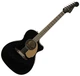 Гитара электроакустическая Fender Newporter Player Jetty Black (227025) - изображение 1