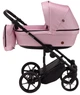 Коляска 2 в 1 Adamex Amelia кожа 100% SM5 розовый - изображение 3