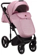 Коляска 2 в 1 Adamex Amelia кожа 100% SM5 розовый - изображение 7