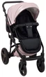 Коляска 2 в 1 Bair Mirello Plus шкіра 100% MP-02 рожевий перламутр - чорний. 33941 - зображення 6