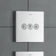 Перемикач потоків hansgrohe ShowerSelect для душа 15764000, хром - зображення 2