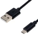 Кабель USB-MicroUSB Grand-X Cu 2.5 m Black (PM025B) - зображення 1