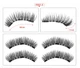 Накладні вії на 3 магнітах Magnetic Lashes KS-01/3 магнітні - зображення 3