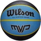 Мяч баскетбольный Wilson MVP 285 BSKT размер 6 резиновый черный - синий (WTB9018XB06) - изображение 1
