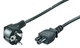 Кабель живлення для ноутбуков IEC C5 1.8 METERS 0,75MM (3-pin) - зображення 2