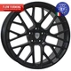 WSP Italy PORSCHE W1056 FUJI R20 W10 PCD5X112 ET19 DIA66,4 DULL BLACK - зображення 1