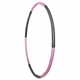 Обруч массажный Hula Hoop SportVida 100 см 1.2 кг SV-HK0338 Grey/Pink - изображение 5