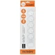 Мережевий фільтр живлення Patron 2 m3*1mm2 (SP-1055U) 5 розеток BLACK (EXT-PN-SP-1055U) - зображення 2