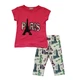 Костюм Paris Paty Kids для девочки 86-92 см Малиновый с молочным 9718 - изображение 1