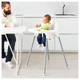 Стульчик для кормления IKEA ANTILOP высокий с поддончиком 290.672.93 - изображение 2