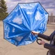 Зонт жіночий навпаки Up-Brella розумний парасольку (смарт парасолька) Блакитне небо - зображення 3
