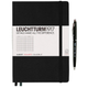Блокнот Leuchtturm1917 Средний Черный Клетка (315928) - изображение 1