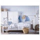 Каркас кровати IKEA HEMNES 140x200 см Белая морилка 290.022.68 - изображение 4