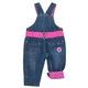Полукомбинезон джинс для девочки Baby Pep 9992B 62 см Розовый - изображение 2