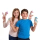 Интерактивная гламурная обезьянка WowWee Fingerlings Билли с мини-обезьянкой - изображение 7