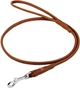 Поводок для собак кожаный Collar WAUDOG Soft, круглый, S-M, Д 10 мм, Дл 183см (21796) - изображение 1