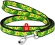 Повідець для собак нейлоновий Collar WAUDOG Nylon, малюнок "Авокадо", XS, Ш 10 мм, Дов 122 см (5245) - изображение 1