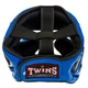 Шолом боксерський шкіряний з повним захистом Twins Heroe TW-015 розмір M Blue - зображення 3