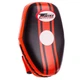 Макивара изогнутая тай-пэд кожаная Twins Special Heroe 8344 размер 31x21x7см Black-Orange - изображение 1