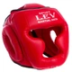 Шлем боксерский с полной защитой Lev Heroe 4294 размер M Red - изображение 1