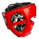Шлем боксерский кожаный с полной защитой Twins TW-015 размер XL Red - изображение 2