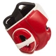 Шлем боксерский с полной защитой Zelart 1390 размер M Red-White - изображение 2